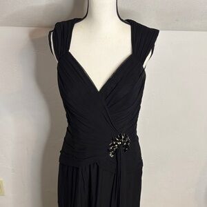 Alyce Jean de Lys Elegant Black Evening Dress Size 10